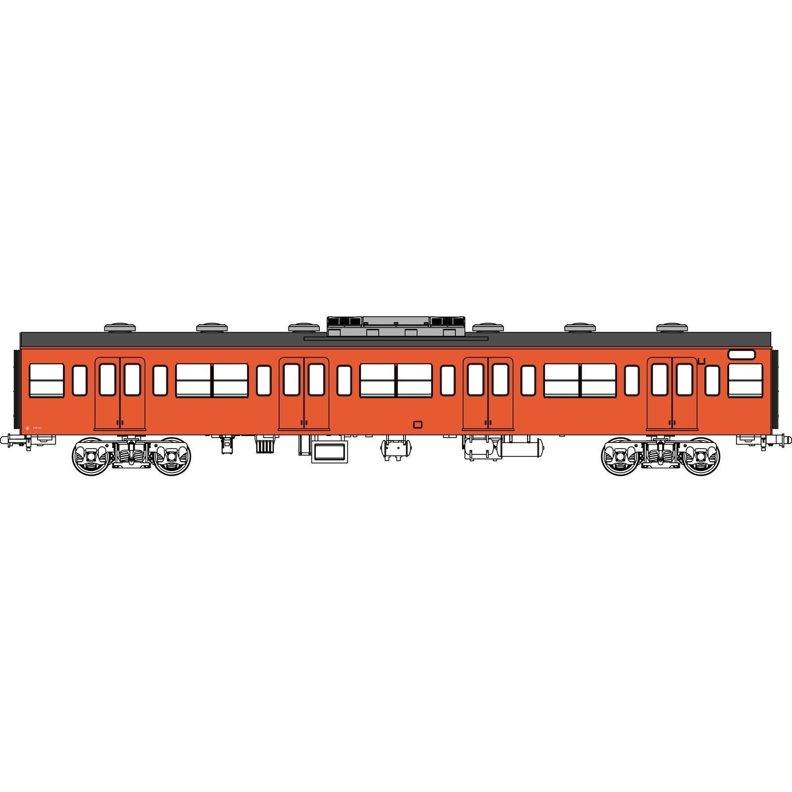 【予約安心出荷】[RWM] TW-103VC 国鉄103系非ユニット窓・冷房車・朱色1号(サハ103)(動力無し) HOゲージ 鉄道模型 TRAMWAY(トラムウェイ)(2027年初頭)
