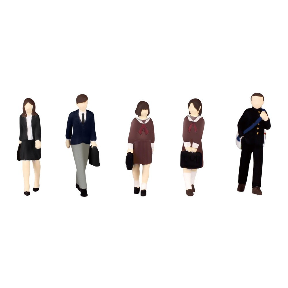 【予約安心出荷】[RWM] (再販) MS050 1/80 超ミニフィギュア11 あの日の交差点セット2 HOゲージ 鉄道模型 PLUM(プラム)(2026年7月)