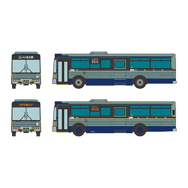 【予約安心出荷】[RWM] 338475 ザ・バスコレクション 仙台市交通局 富士重工業7E青色ガラス2台セット Nゲージ 鉄道模型 TOMYTEC(トミーテック)(2026年11月)