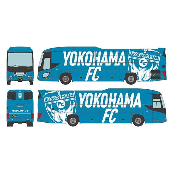 【予約安心出荷】[RWM] 342212 ザ・バスコレクション 横浜FCオリジナルラッピングバス「HAMABLUE」 Nゲージ 鉄道模型 TOMYTEC(トミーテック)(2027年1月)