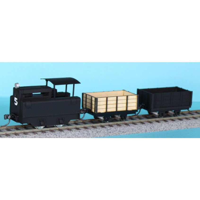 【予約安心出荷】[RWM] ONT-221K 神岡軌道3.5tガソリン機関車+トロッコK(2両) 組立キット(動力無し) Oナローゲージ 鉄道模型 COSMIC(コスミック)(2026年11月)