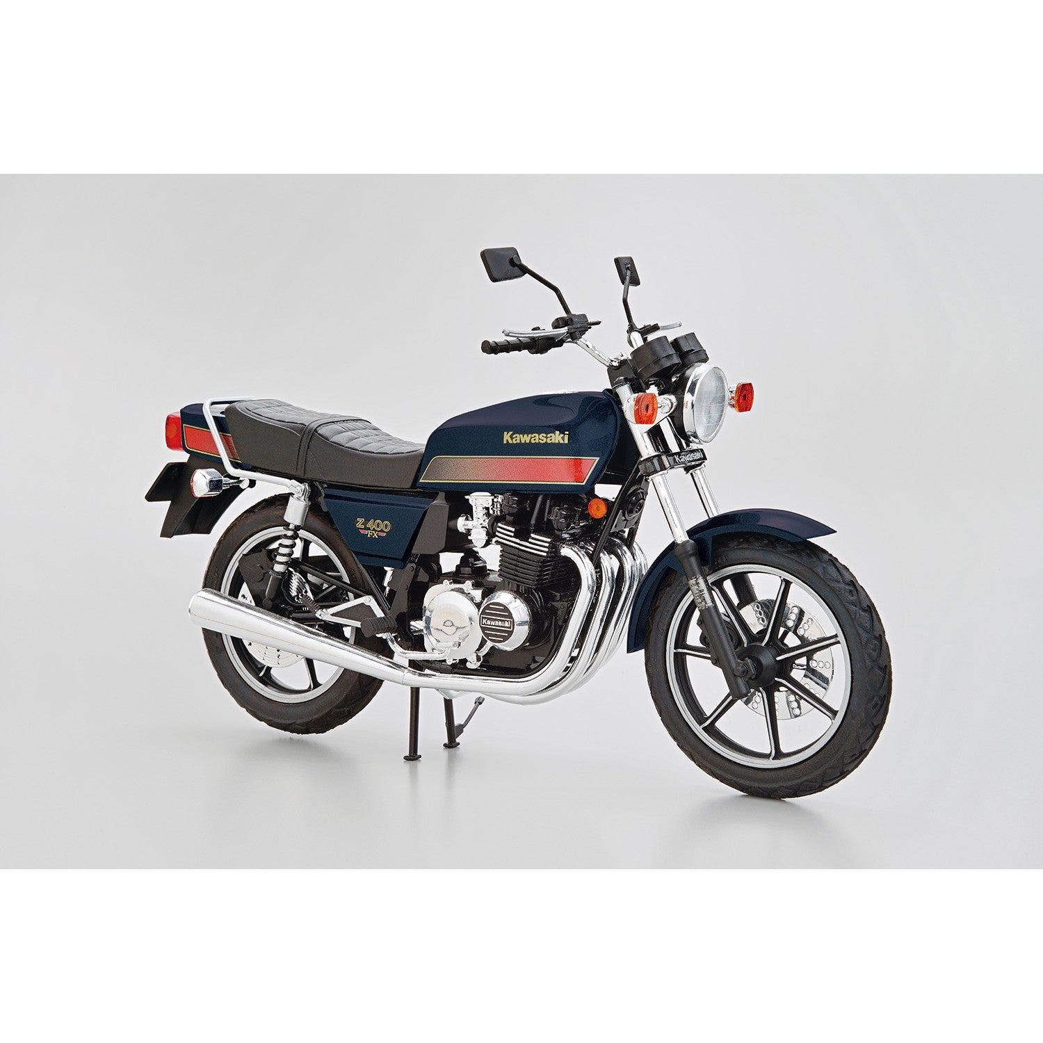 【新品即納】[PTM] (再々販) ザ・バイク No.5 1/12 カワサキ KZ400E Z400FX '81 プラモデル(064443) アオシマ(20250930)