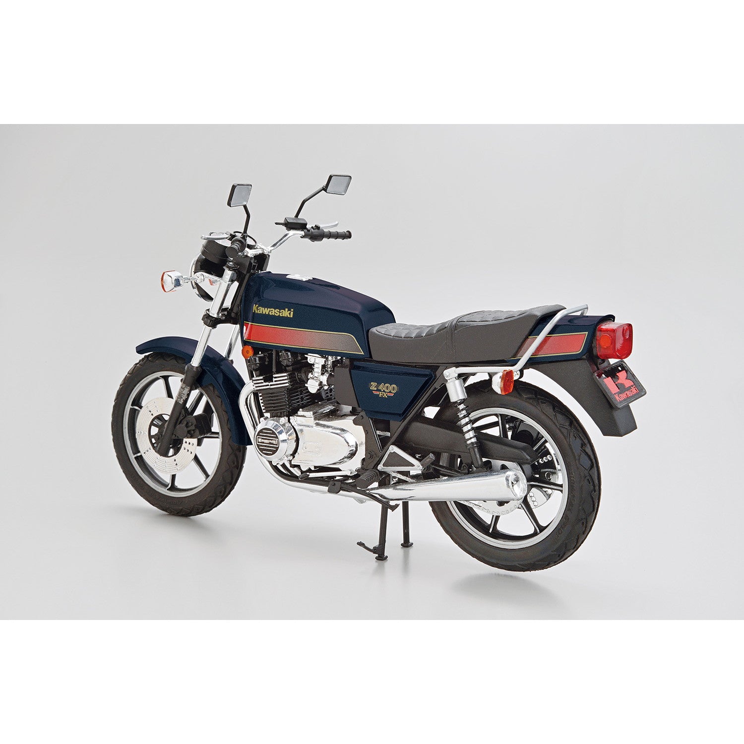 【新品即納】[PTM] (再々販) ザ・バイク No.5 1/12 カワサキ KZ400E Z400FX '81 プラモデル(064443) アオシマ(20250930)