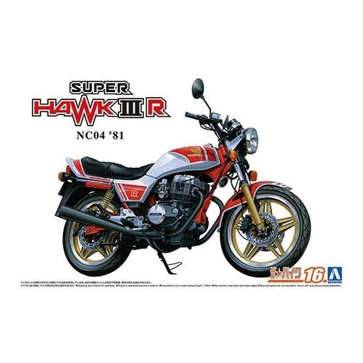 【新品】【お取り寄せ】[PTM] ザ・バイク No.16 1/12 ホンダ NC04 スーパーホークIIIR '81 プラモデル(64450) アオシマ(20220615)