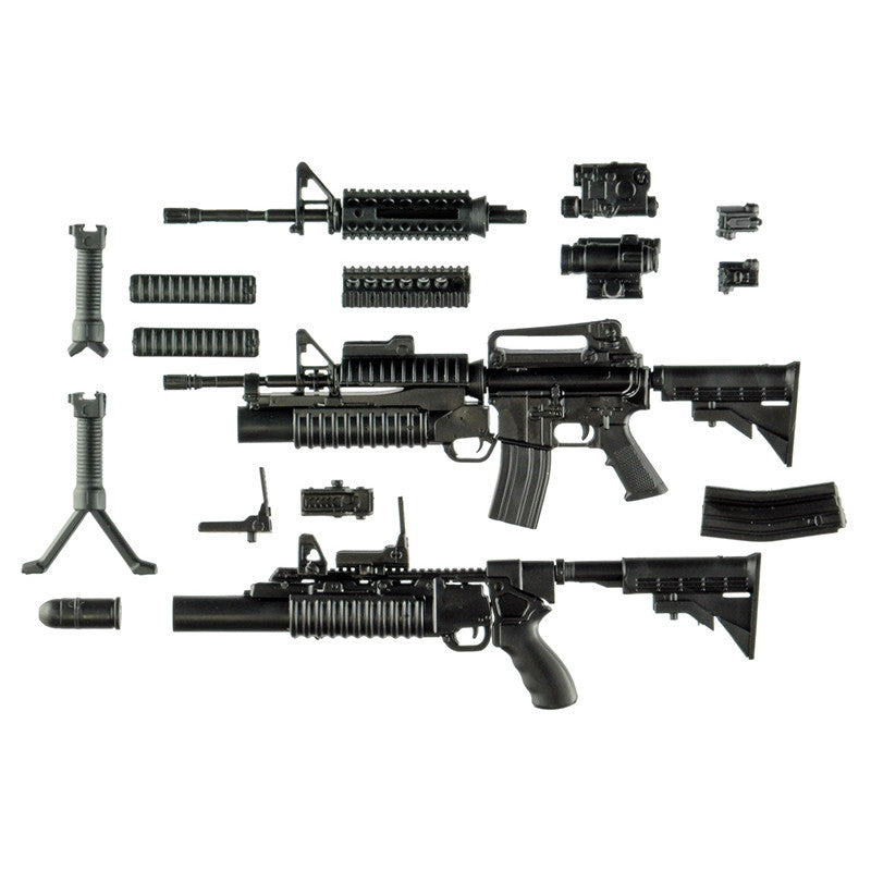 【新品即納】[PTM] (再々販) LittleArmory(リトルアーモリー) LA100 1/12 M4A1&M203タイプ2.0 プラモデル(320647) TOMYTEC(トミーテック)(20250531)