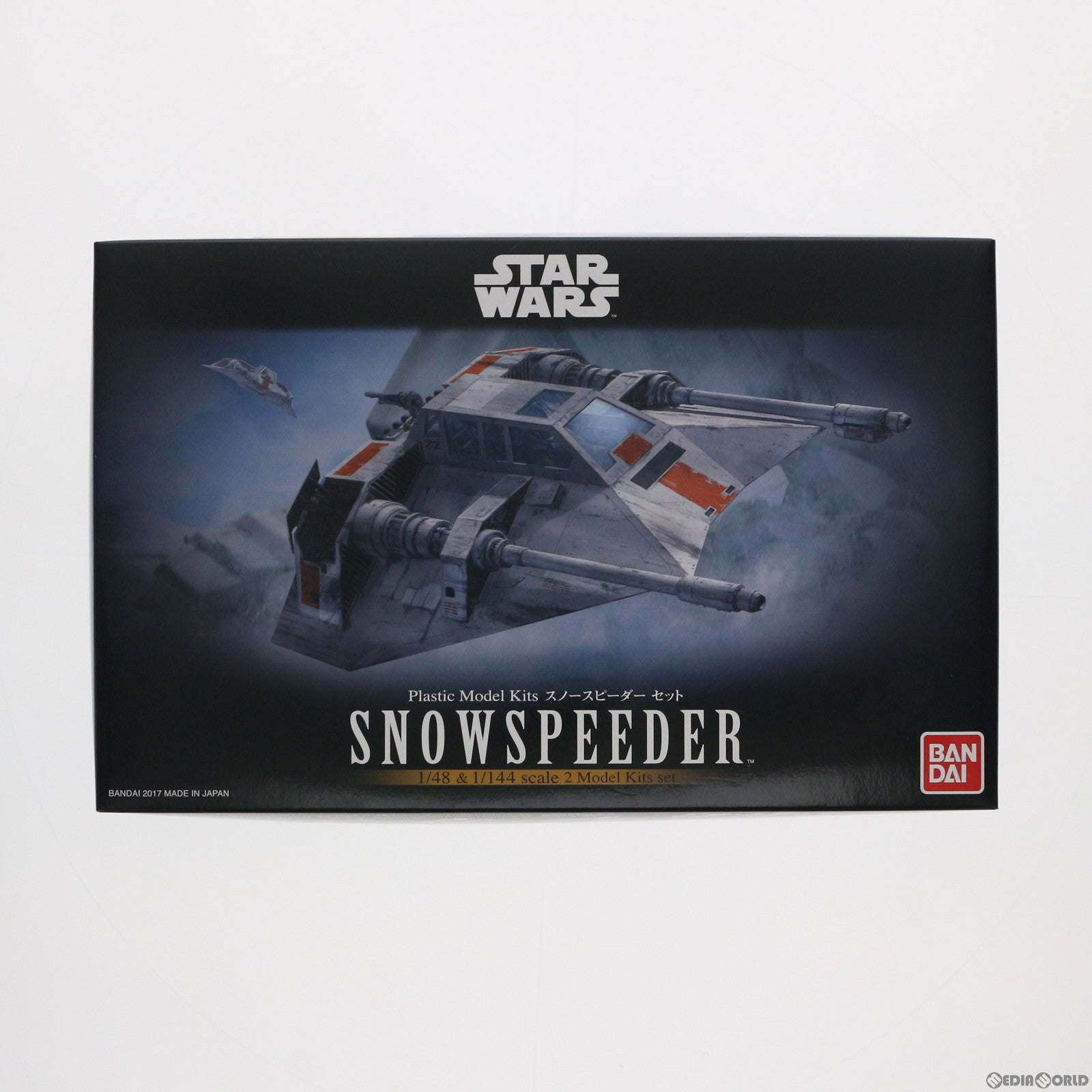 【中古即納】[PTM] 1/48&1/144 スノースピーダーセット(2機セット) STAR WARS(スター・ウォーズ) エピソード5/帝国の逆襲 プラモデル(0217734) バンダイ(20170527)