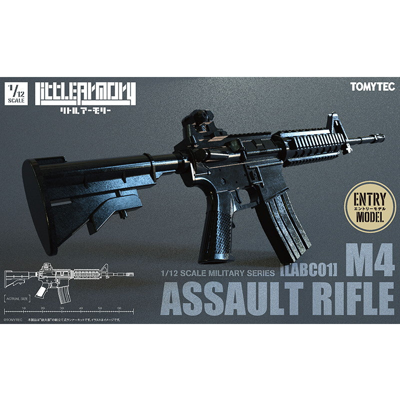 【新品即納】[PTM] (再販) LittleArmory(リトルアーモリー) LABC011/12 M4アサルトライフル プラモデル(320968) TOMYTEC(トミーテック)(20250430)