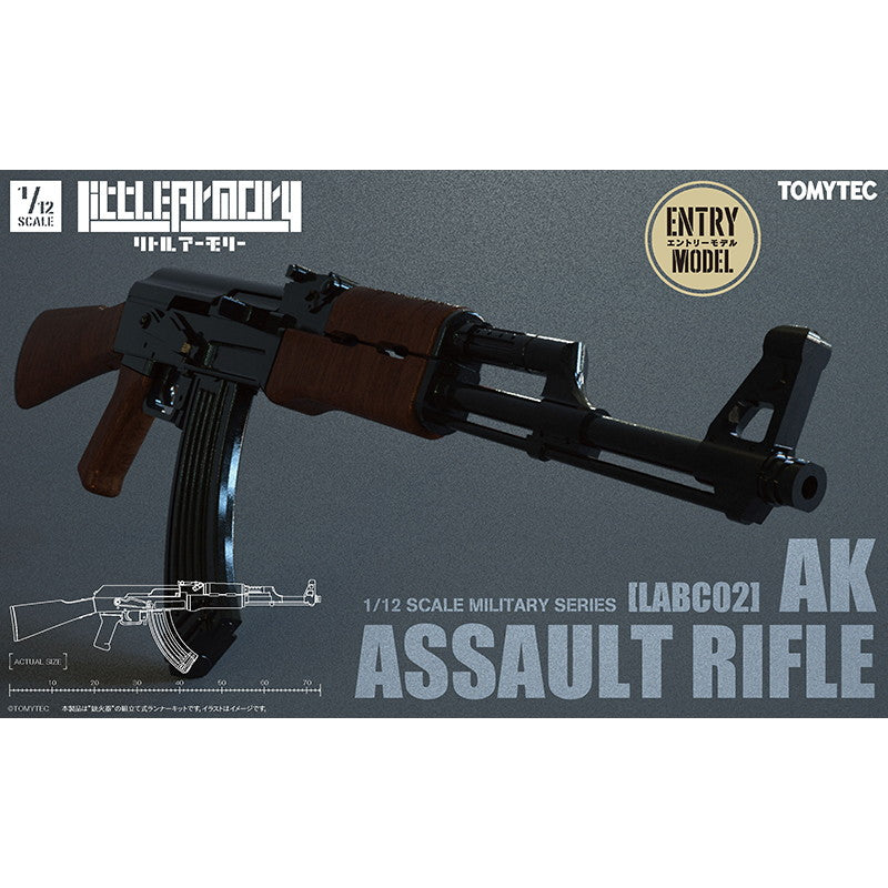 【新品即納】[PTM] (再々販) LittleArmory(リトルアーモリー) LABC02 1/12 AKアサルトライフル プラモデル(320975) TOMYTEC(トミーテック)(20250531)