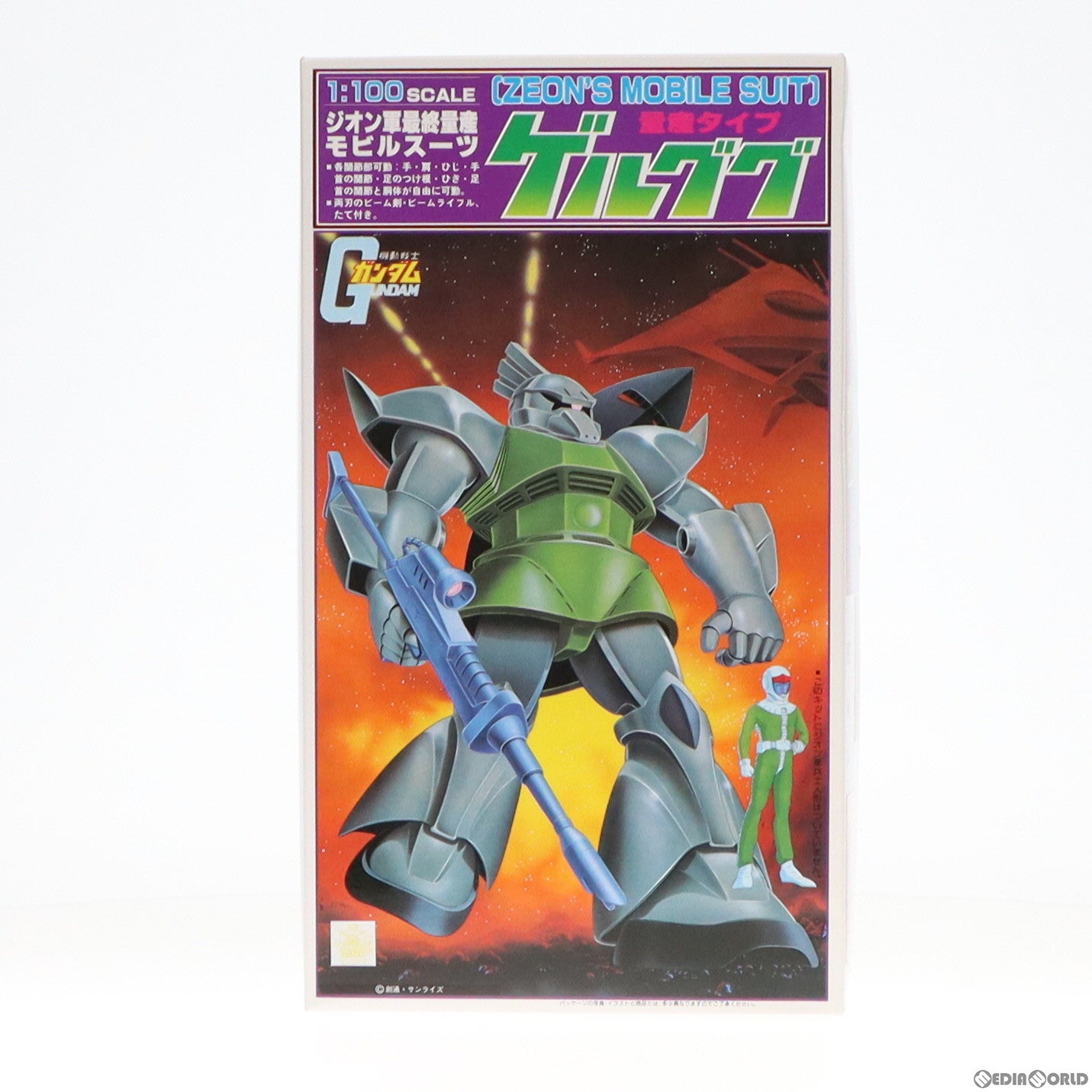 【中古即納】[PTM] 1/100 量産型ゲルググ 機動戦士ガンダム プラモデル(5063165) バンダイスピリッツ(20211224)
