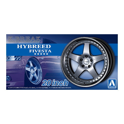 【新品】【お取り寄せ】[PTM] (再販) ザ・チューンドパーツ No.100 1/24 K-BREAK ハイブリード ファイブスタ 20インチ プラモデル用アクセサリ(61138) アオシマ(20250131)