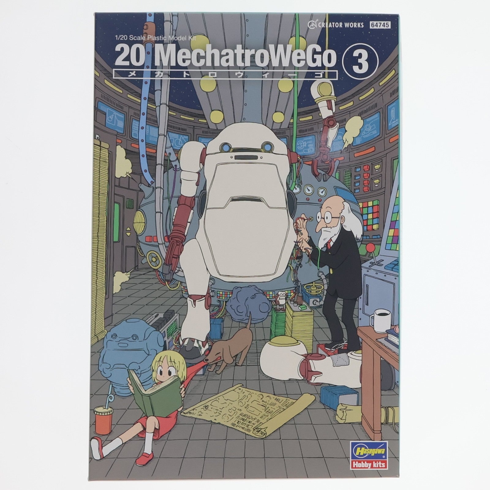 【中古即納】[PTM] クリエイターワークスシリーズ 1/20 メカトロウィーゴ No.03 『れとろ』 プラモデル(64745) ハセガワ(20161217)