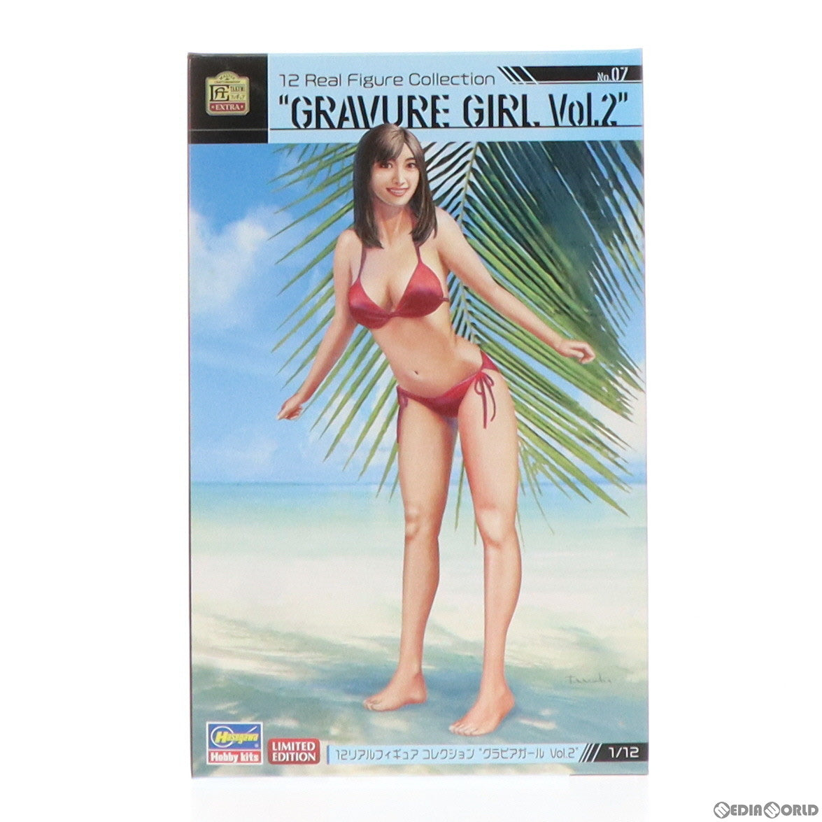 【中古即納】[PTM] 12 リアルフィギュア コレクション No.07 1/12 グラビアガール Vol.2 レジンキャストキット プラモデル(SP487) ハセガワ(20210610)