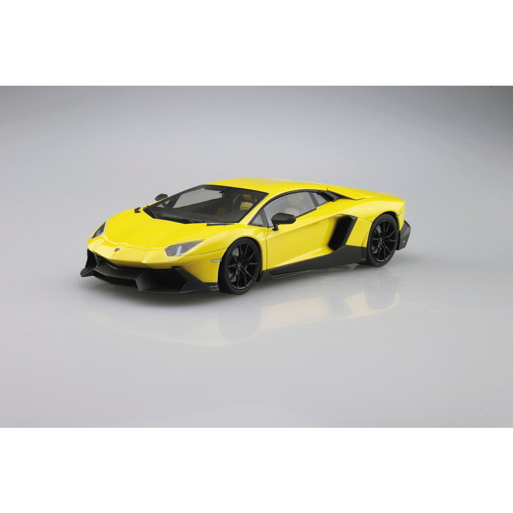 【中古即納】[PTM] 1/24 ’13 ランボルギーニ アヴェンタドール 50°アニバサリオ 「ザ・スーパーカーシリーズ No.10」 [59821] プラモデル アオシマ(20241130)
