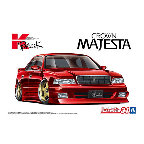 【新品】【お取り寄せ】[PTM] (再販) ザ・チューンドカー No.31 1/24 K-BREAK UZS141マジェスタ '91(トヨタ) プラモデル(063095) アオシマ(20241231)