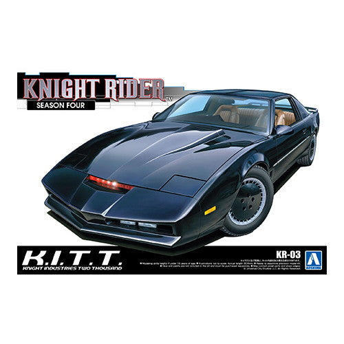 【新品即納】[PTM] (再販) ムービーメカ No.KR-03 1/24 ナイト 2000 K.I.T.T. シーズンIV ナイトライダー プラモデル(063774) アオシマ(20250131)