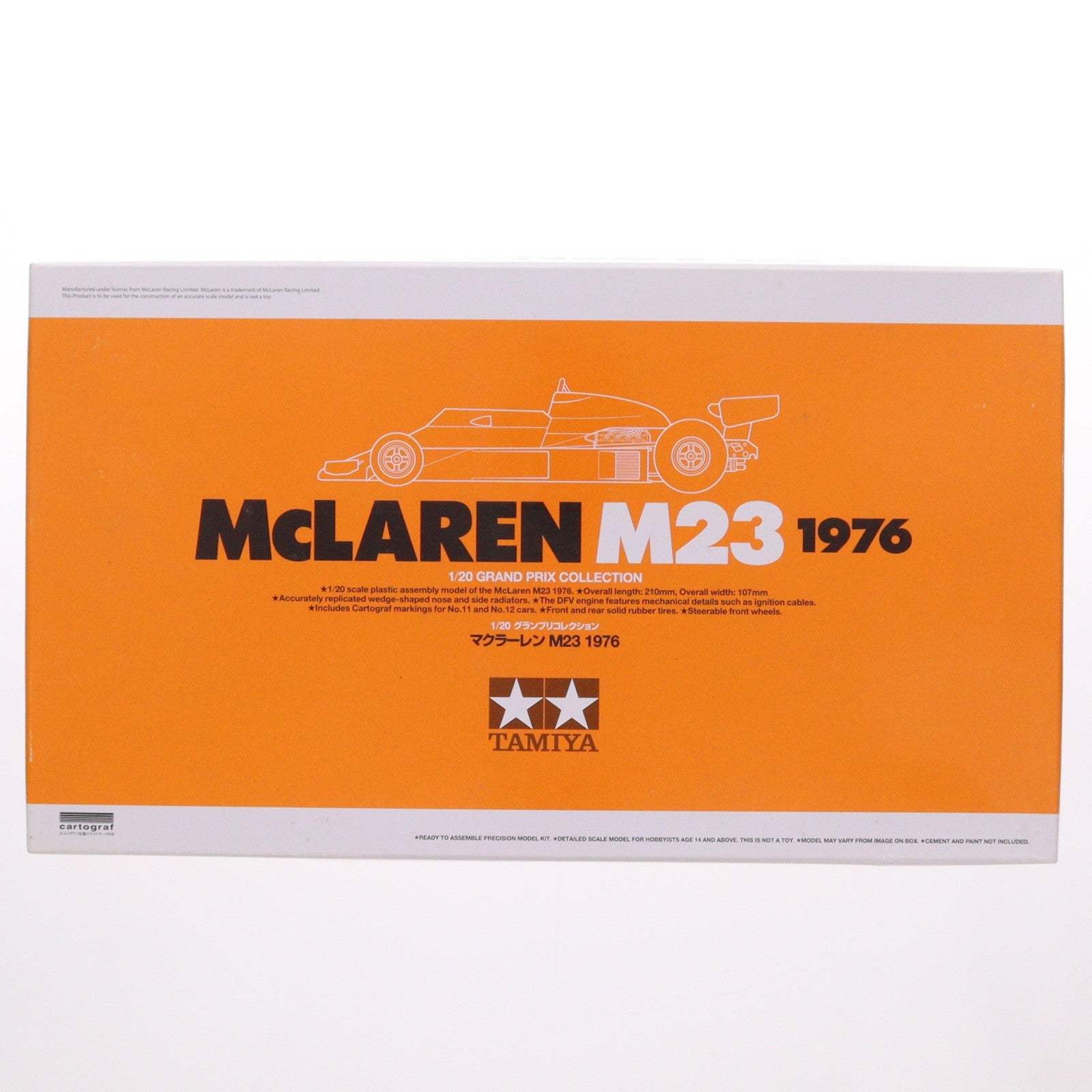 【中古即納】[PTM] グランプリコレクションシリーズ No.62 1/20 マクラーレン M23 1976 ディスプレイモデル プラモデル(20062) タミヤ(20110329)