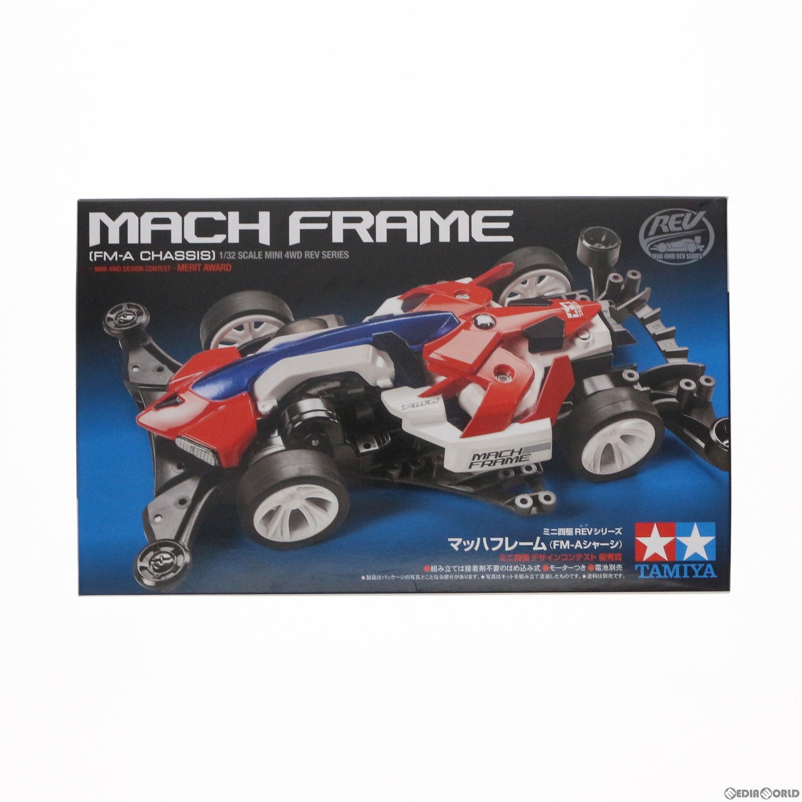 【中古即納】[PTM] 1/32 マッハフレーム FM-Aシャーシ ミニ四駆REVシリーズ No.14 プラモデル(18714) タミヤ(20190208)
