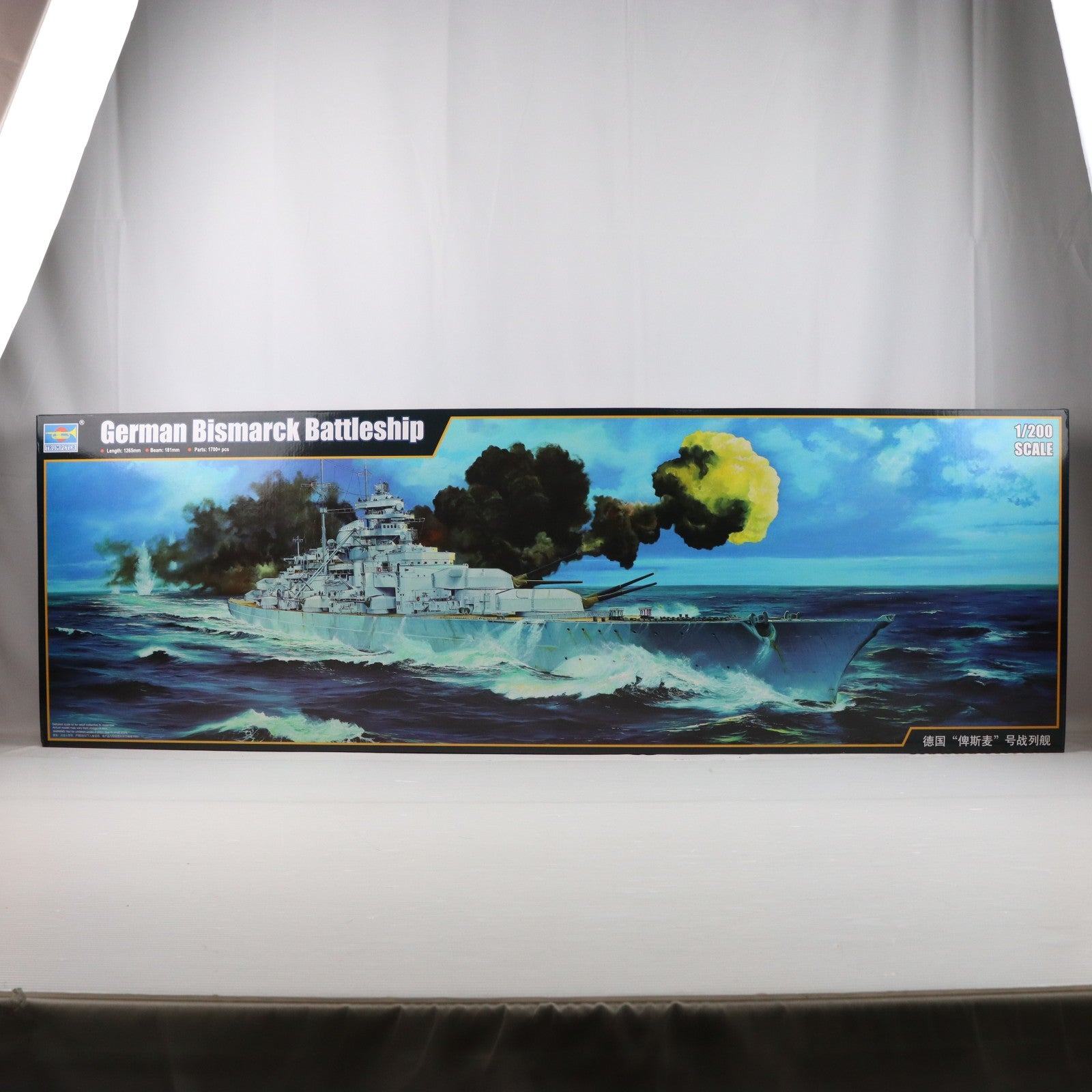 【中古即納】[PTM] 1/200 ドイツ海軍 戦艦 ビスマルク プラモデル(03702) TRUMPETER(トランペッター)(20121101)