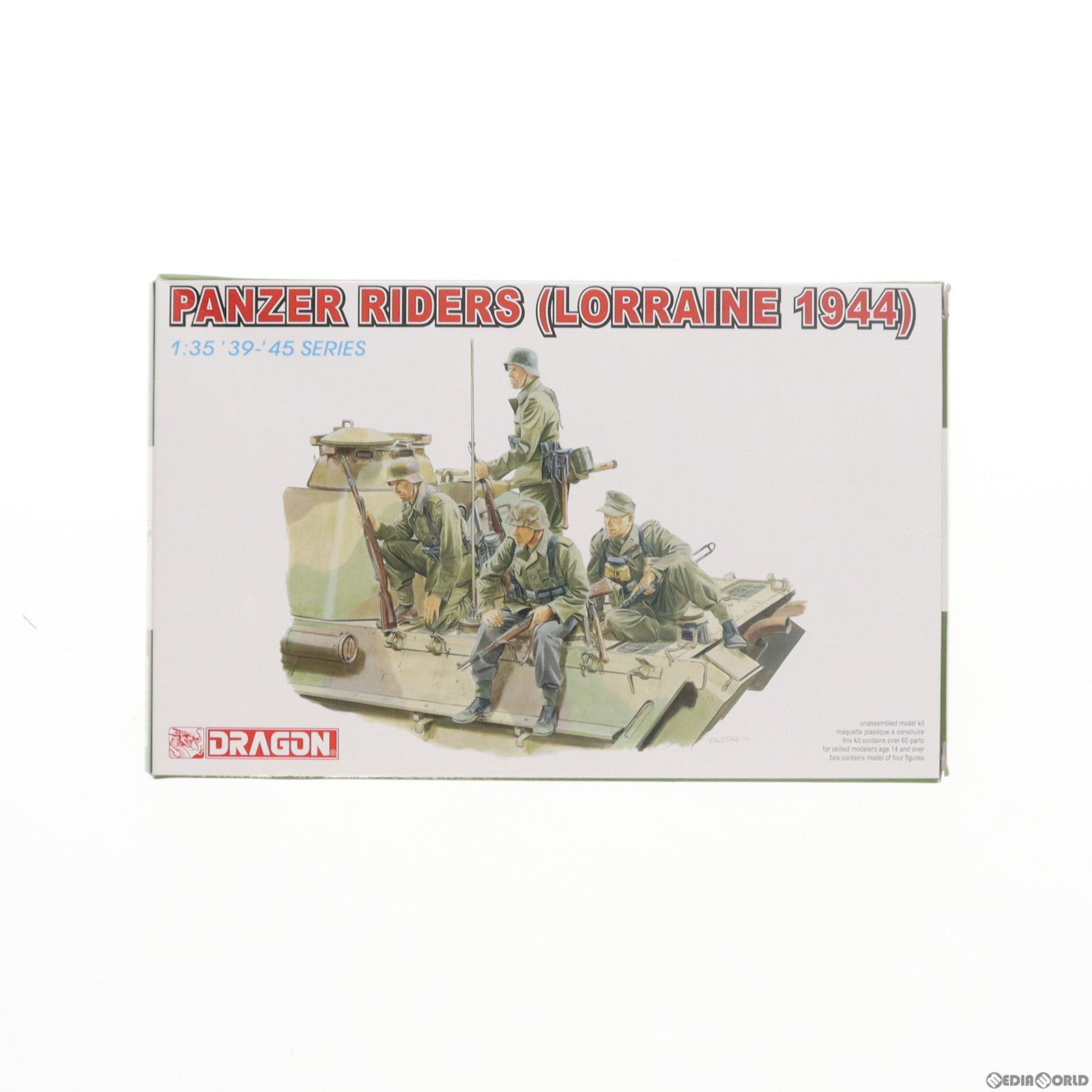 【中古即納】[PTM] 1/35 WW.II ドイツ軍 戦車跨乗兵セットロレーヌ 1944 プラモデル(DR6156) DRAGON(ドラゴン)(20151031)