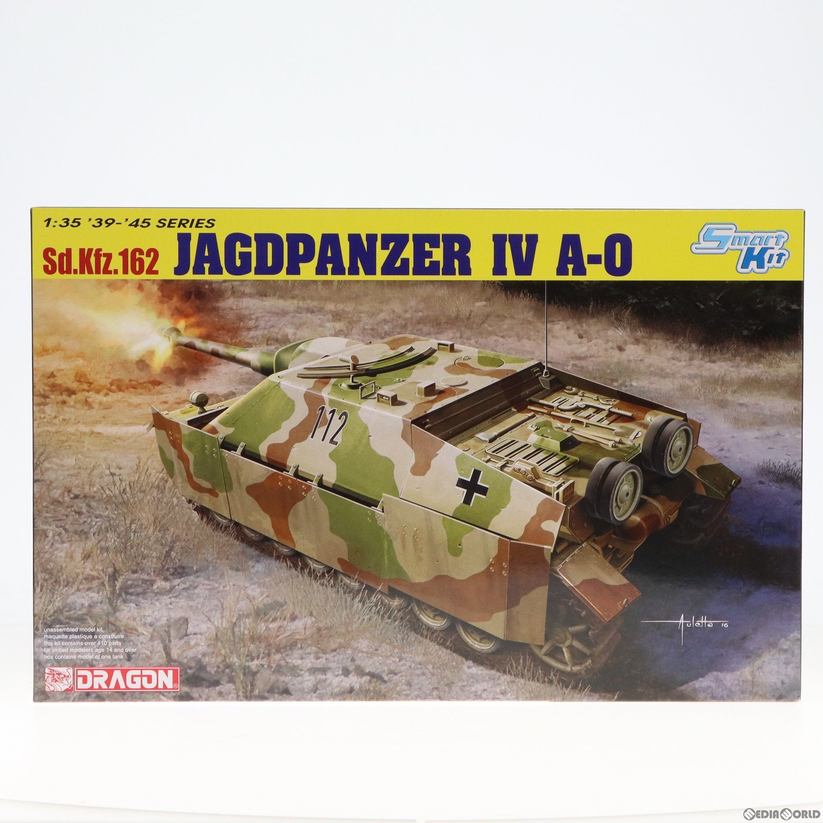 【中古即納】[PTM] 1/35 WWII ドイツ軍 Sd.Kfz.162 IV号駆逐戦車 A-0(スマートキット) プラモデル(DR6843) DRAGON(ドラゴン)(20161016)