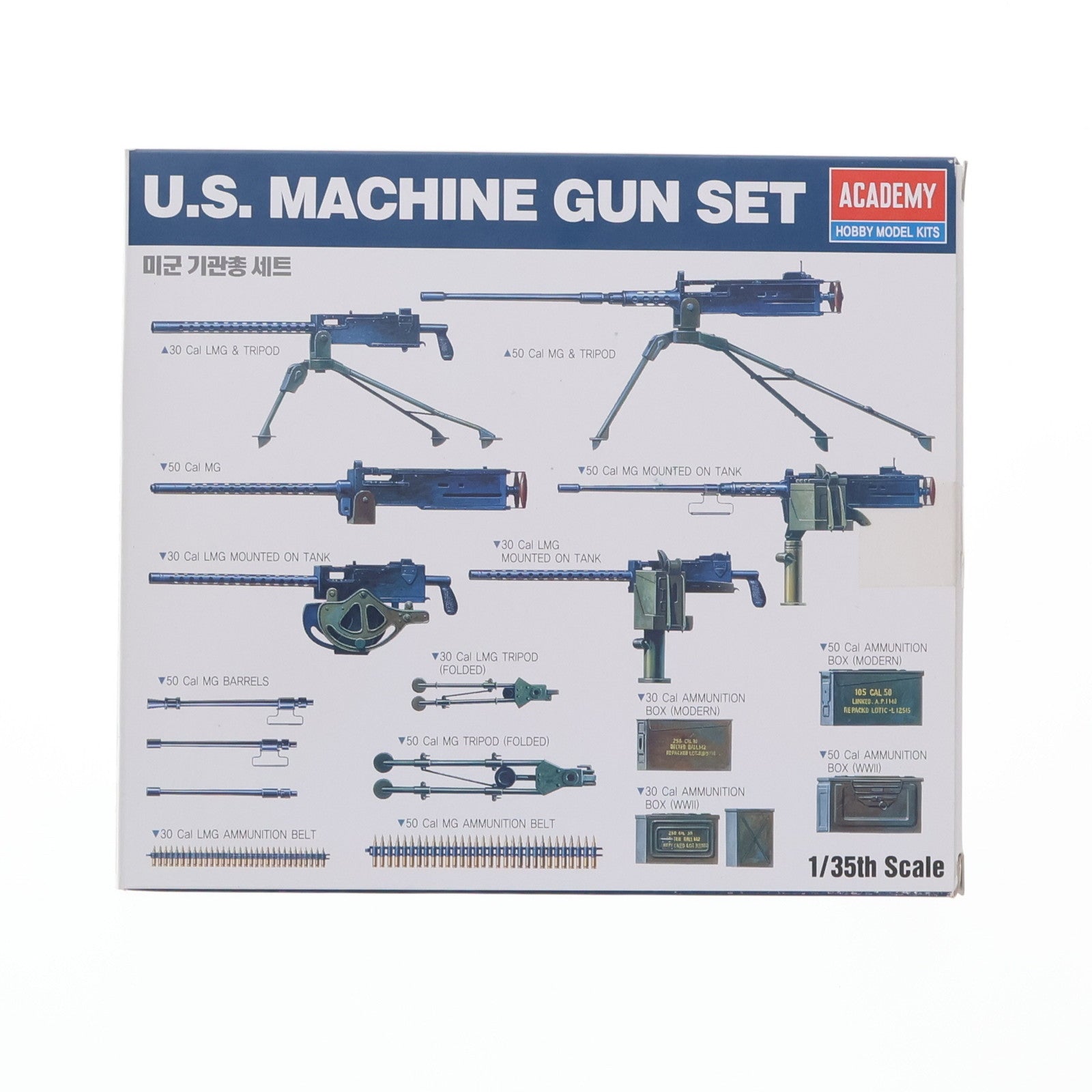 【中古即納】[PTM] 1/35 米軍機関銃セット プラモデル用アクセサリ(AM13262) ACADEMY(アカデミー)(19991231)