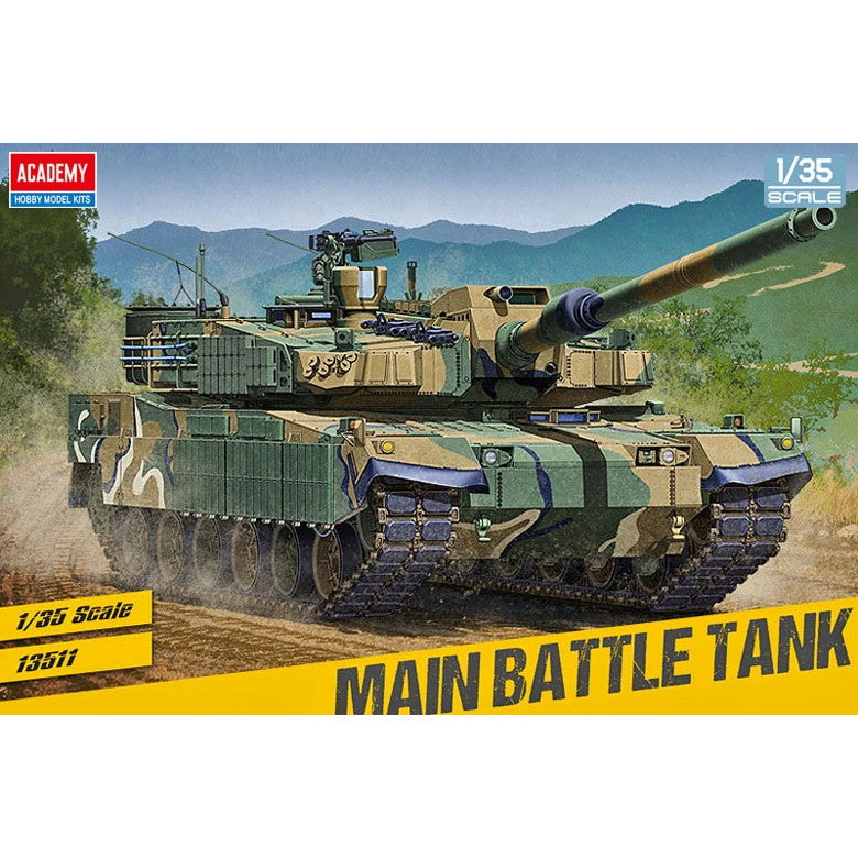 【新品即納】[PTM] (再販) 1/35 K2戦車 『ブラックパンサー』 プラモデル(13511) ACADEMY(アカデミー) (20241031)