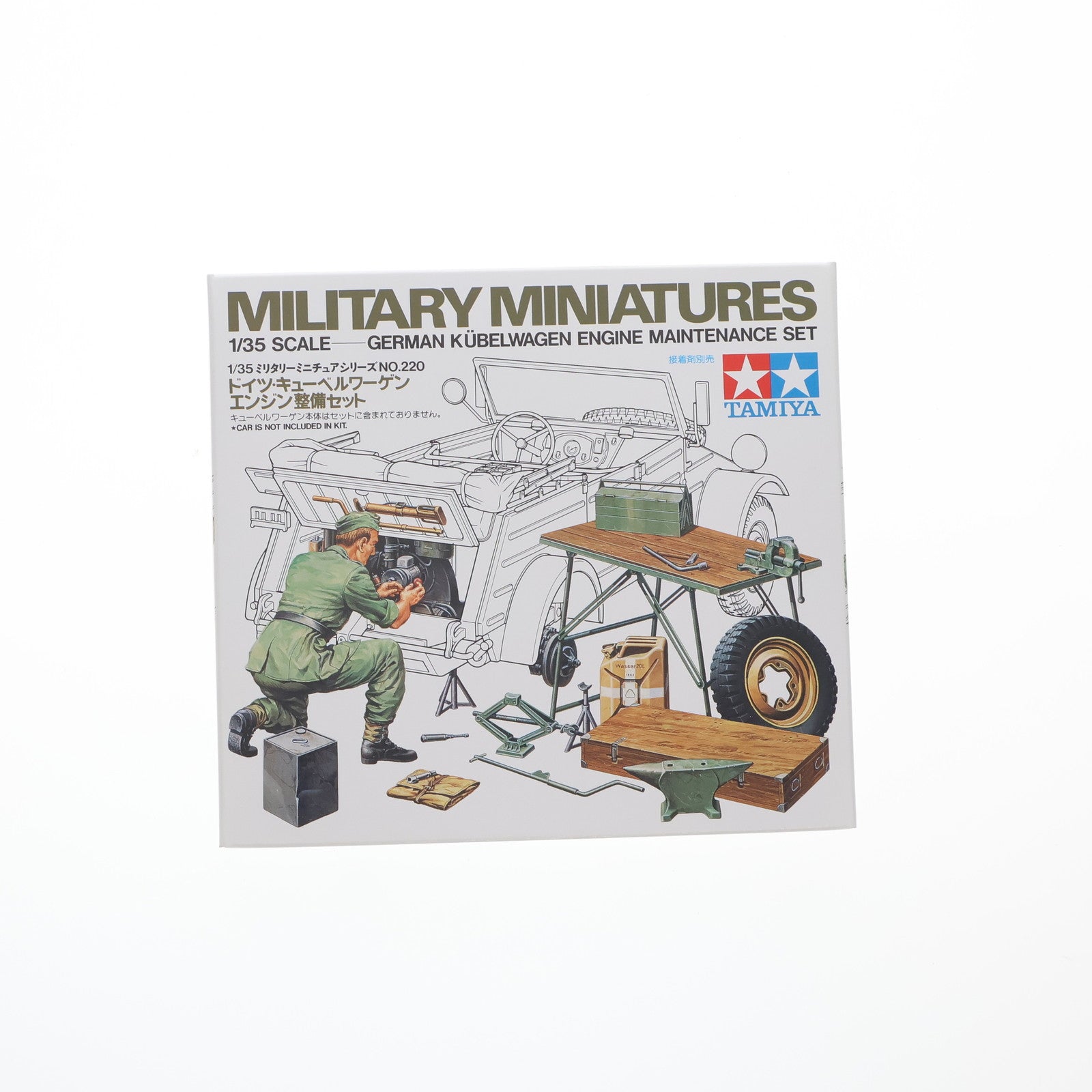 【中古即納】[PTM] ミリタリーミニチュア 1/35 MM キューベルワーゲン エンジン整備セット プラモデル用アクセサリ タミヤ(19971031)