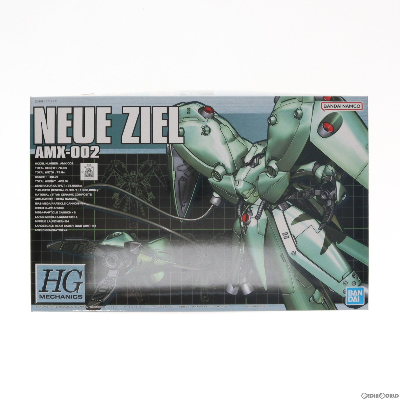 【中古即納】[PTM] HGM 1/550 AMX-002 ノイエ・ジール 機動戦士ガンダム0083 STARDUST MEMORY プラモデル(5062897) バンダイスピリッツ(20211231)