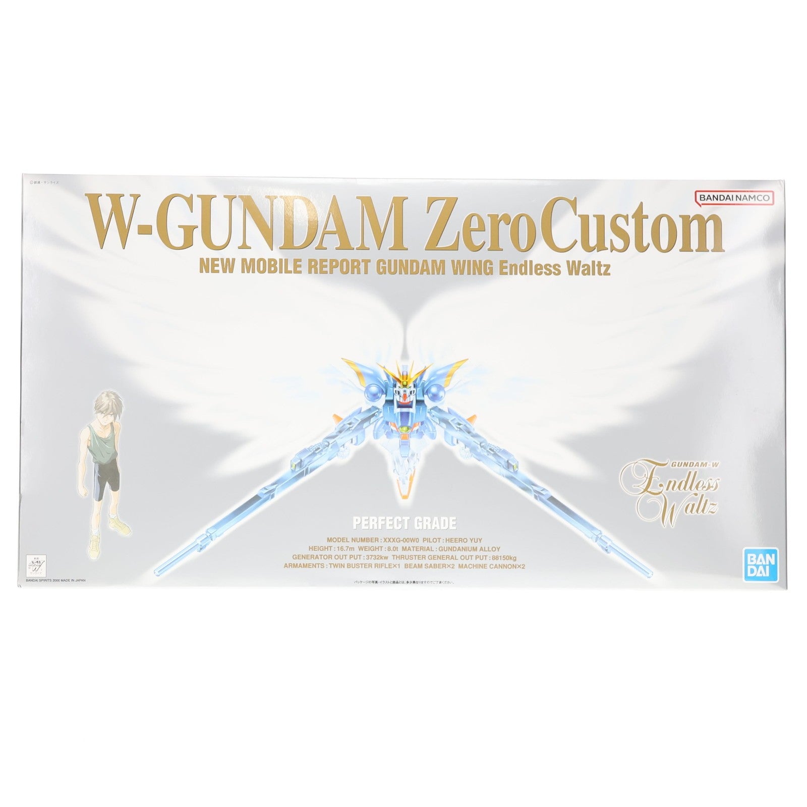 【中古即納】[PTM] (再販) PG 1/60 XXXG-00W0 ウイングガンダムゼロカスタム 新機動戦記ガンダムW Endless Waltz(エンドレスワルツ) プラモデル(5063825) バンダイスピリッツ(20241002)