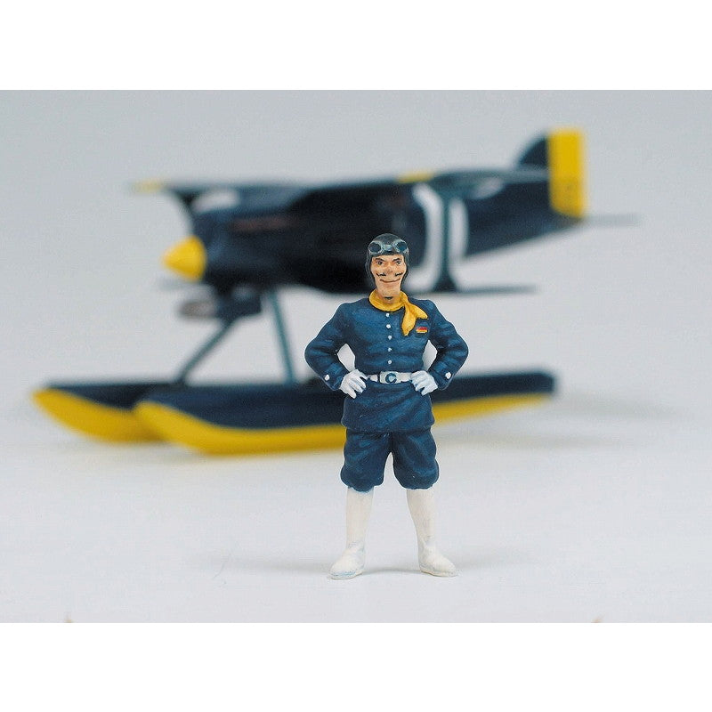 【中古即納】[PTM] 1/48 カーチスR3C-0 非公然水上戦闘機 カーチス立像(全高5cm)付き 「紅の豚」[FG2] プラモデル ファインモールド(20110705)