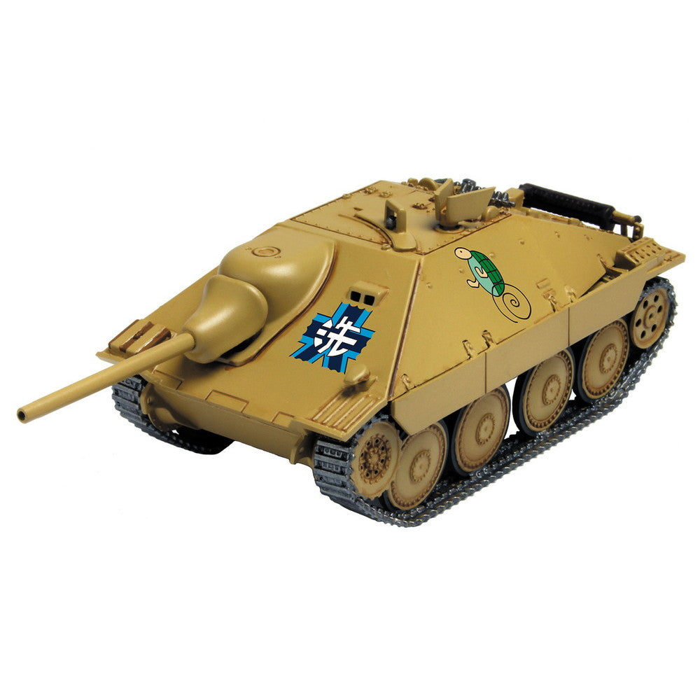 【新品】【お取り寄せ】[PTM] (再販) 1/56 おてごろ模型戦車道 38t戦車改ヘッツァー仕様 カメさんチーム ガールズ&パンツァー 最終章 プラモデル(GP56-5) プラッツ(20250630)