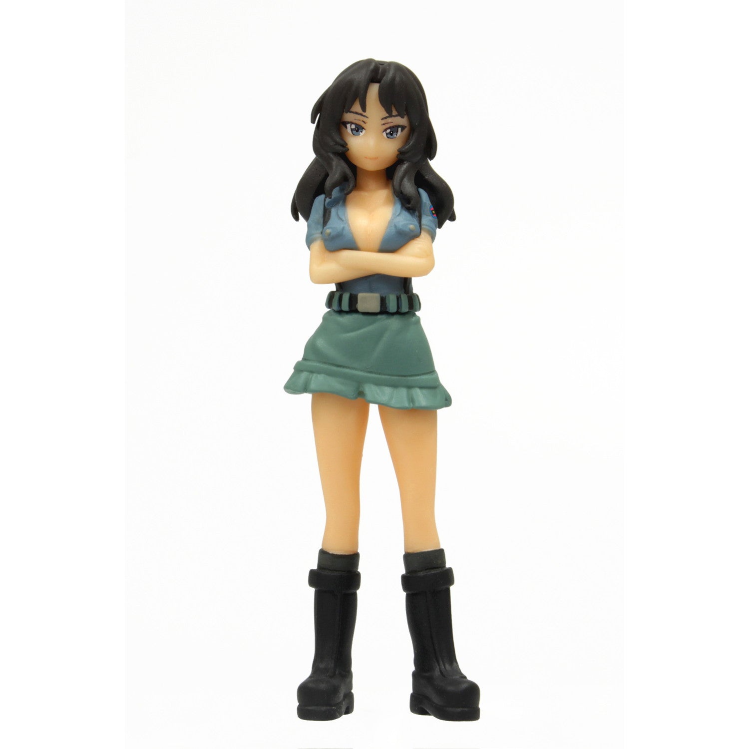 【新品即納】[PTM] (再販) 青師団高校 フィギュア3体セット ガールズ&パンツァー 最終章 1/35 未塗装キット プラモデル(GPF-38) プラッツ(20250630)
