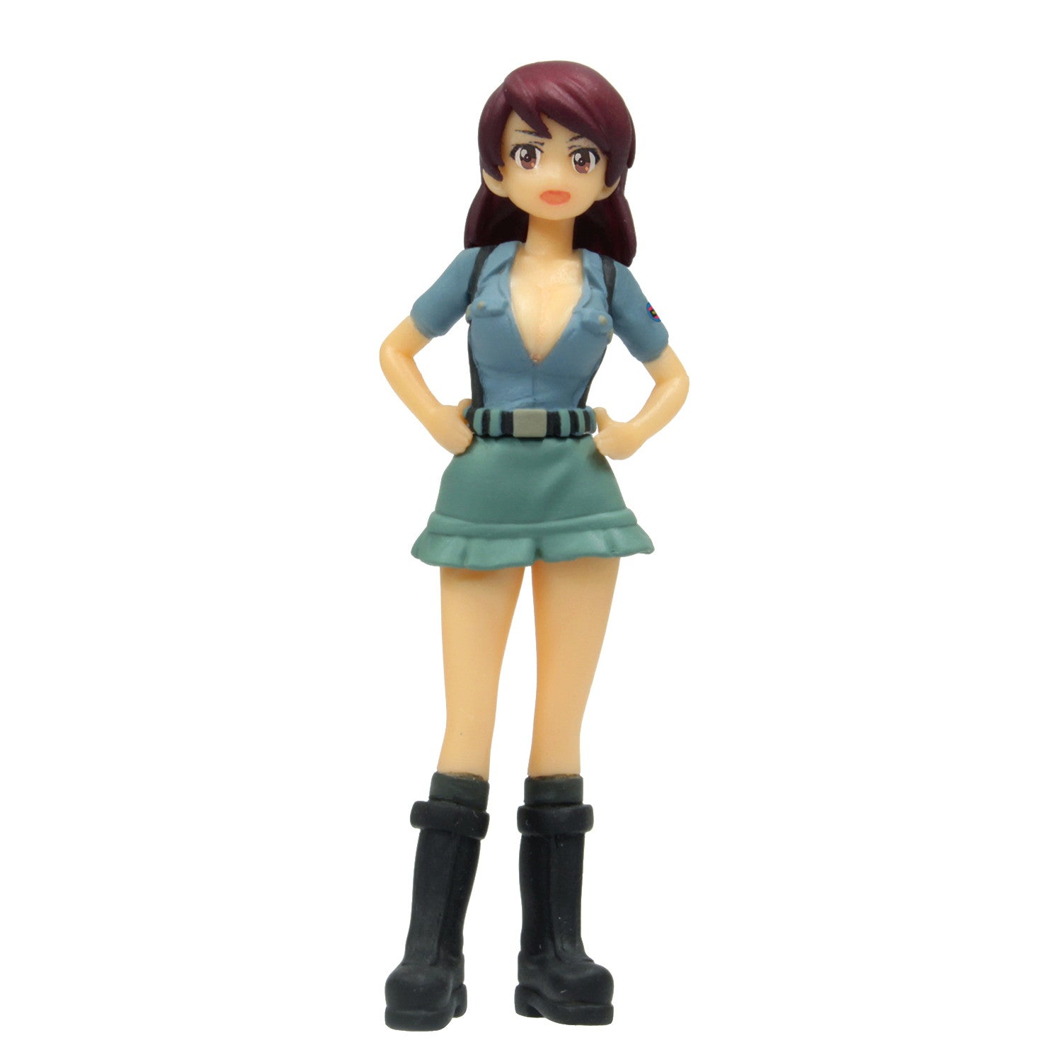 【新品即納】[PTM] (再販) 青師団高校 フィギュア3体セット ガールズ&パンツァー 最終章 1/35 未塗装キット プラモデル(GPF-38) プラッツ(20250630)
