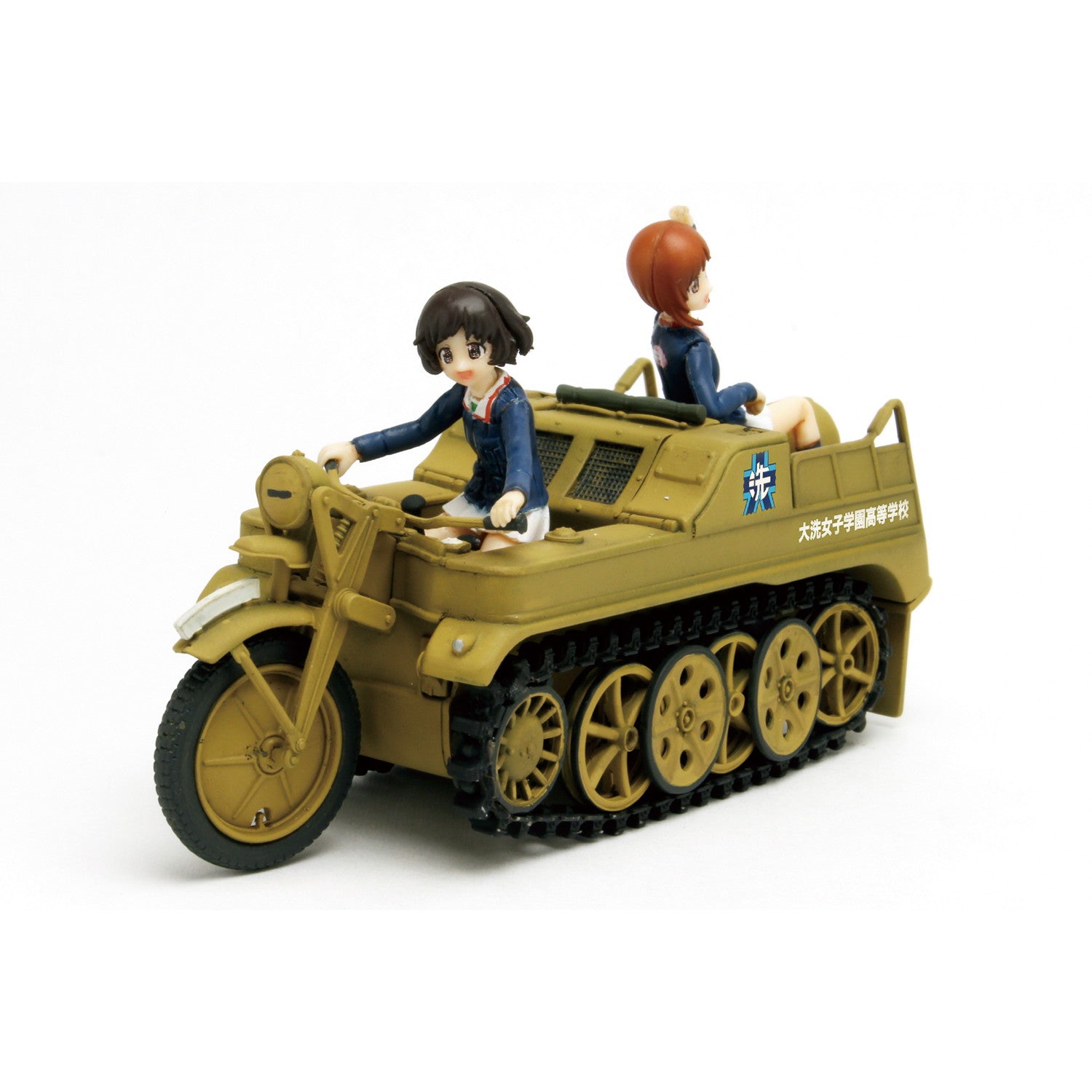 【予約安心出荷】[PTM] (再販) 1/35 みほと優花里のケッテンクラート(みほとゆかりのケッテンクラート) 大洗女子学園仕様 組み立て式履帯です! ガールズ&パンツァー 劇場版 プラモデル(GPSP-2) プラッツ(2025年9月)