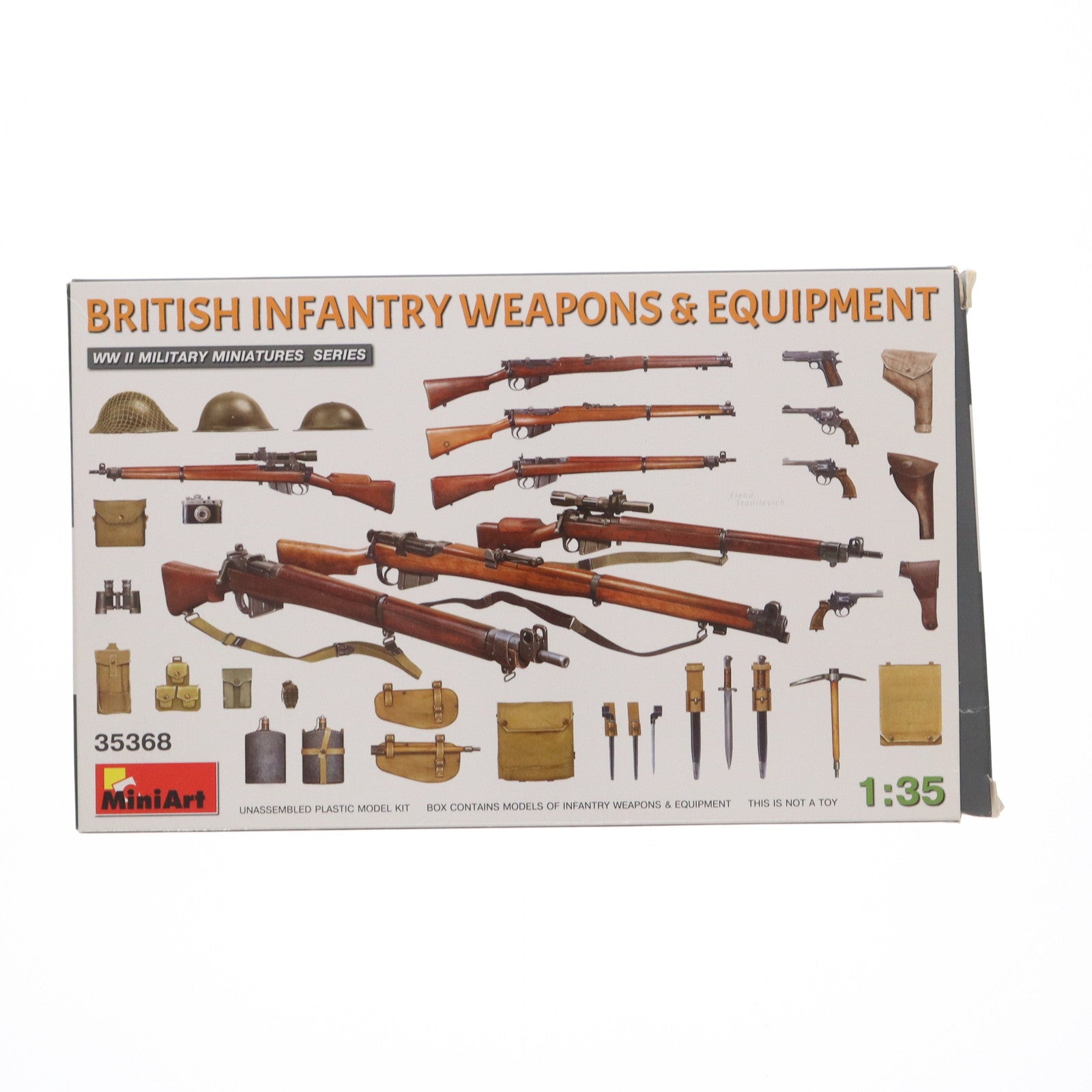 【中古即納】[PTM] 1/35 イギリス軍歩兵用武器&装備品セット [MA35368] プラモデル ミニアート(MiniArt)(20210331)