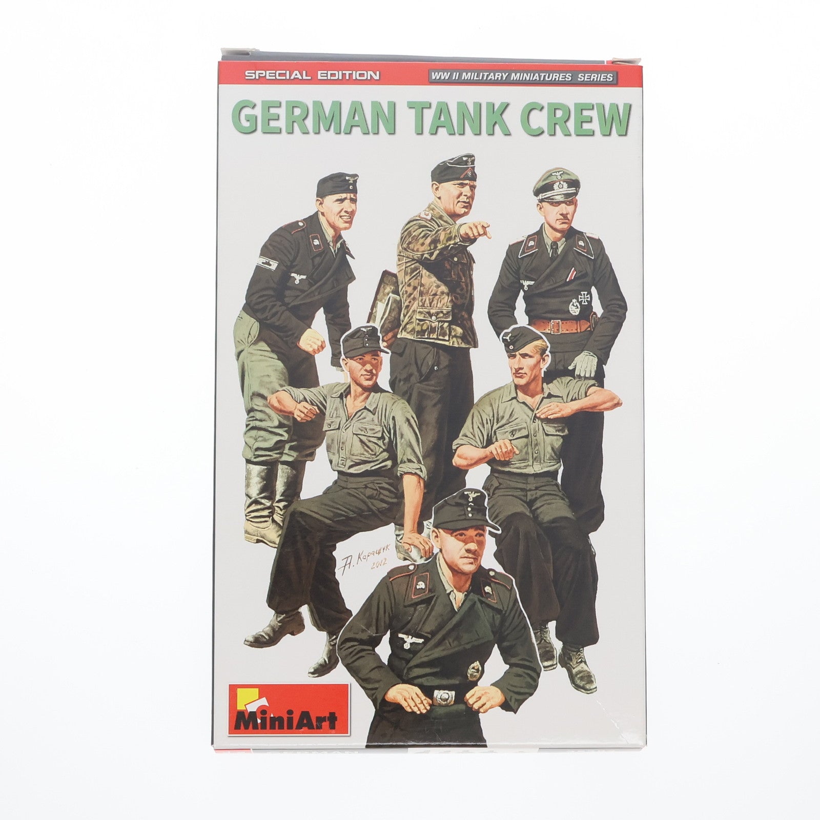 【中古即納】[PTM] 1/35 ドイツ戦車兵 6体入(特別版) [MA35283] プラモデル ミニアート(MiniArt)(20180519)