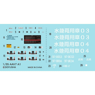 【新品即納】[PTM] (再販) 1/35 陸上自衛隊水陸両用車 AAV7A1 プラモデル 童友社(20240831)