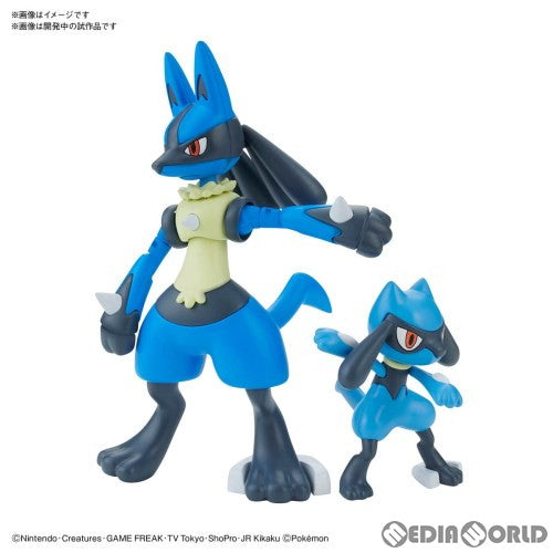 【予約安心出荷】[PTM] (再販) ポケモンプラモコレクション No.44 セレクトシリーズ リオル&ルカリオ ポケットモンスター プラモデル(5060271) バンダイスピリッツ(2025年3月)