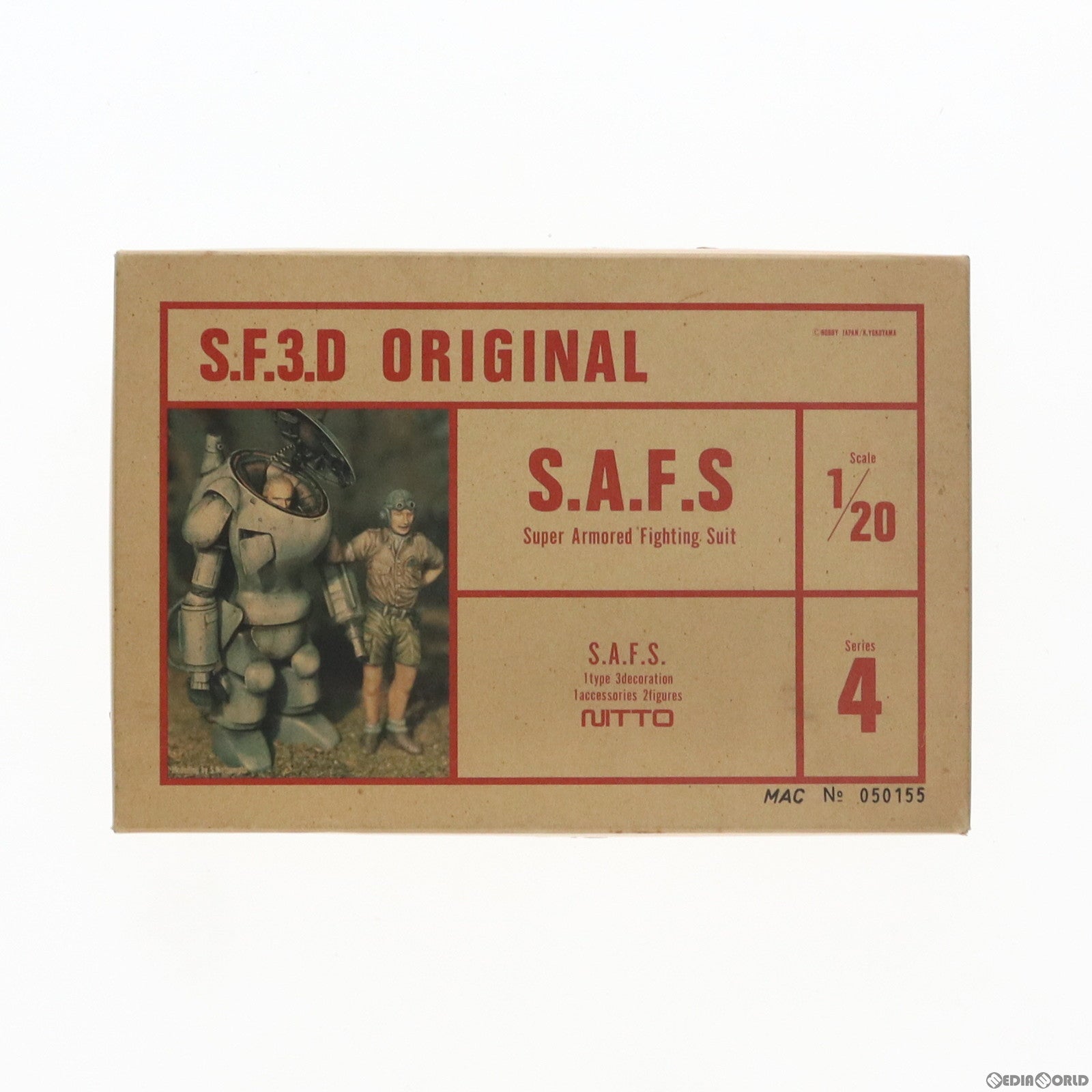 【中古即納】[PTM] 1/20 傭兵軍主力戦闘装甲服 S.A.F.S Ma.K. マシーネンクリーガー シリーズ4 プラモデル(24098) 日東科学(NITTO)(19990331)