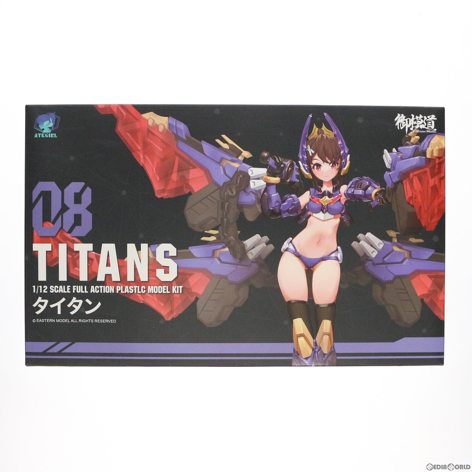 【中古即納】[PTM] A.T.K.GIRL(ATKガール) 1/12 クワガタガール・タイタン プラモデル 御模道(EASTERN MODEL)(20210729)