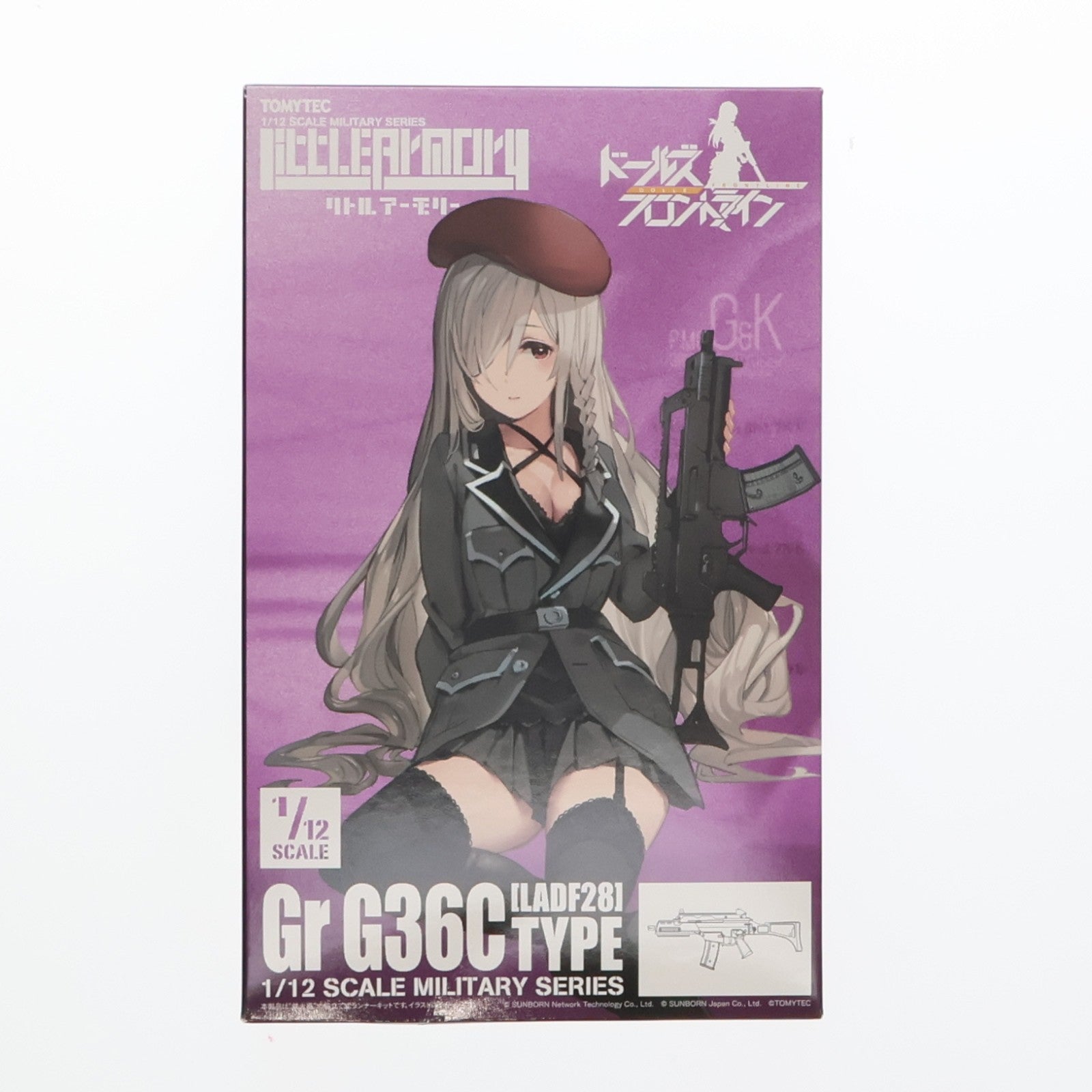 【中古即納】[PTM] イラストカード無し LittleArmory(リトルアーモリー) LADF28 1/12 Gr G36C タイプ ドールズフロントライン プラモデル(323051) TOMYTEC(トミーテック)(20230128)