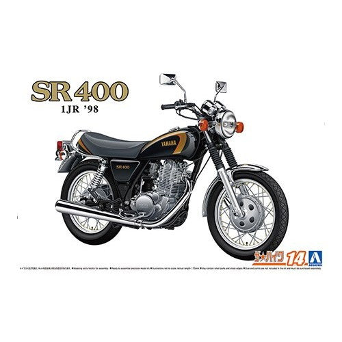 【新品即納】[PTM] (再々販) ザ・バイク No.14 1/12 ヤマハ1JR SR400 '98 プラモデル(064986) アオシマ(20251031)