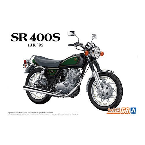 【新品】【お取り寄せ】[PTM] ザ・バイク No.56 1/12 ヤマハ1JR SR400S リミテッドエディション '95 カスタムパーツ付き プラモデル(065662) アオシマ(20260531)
