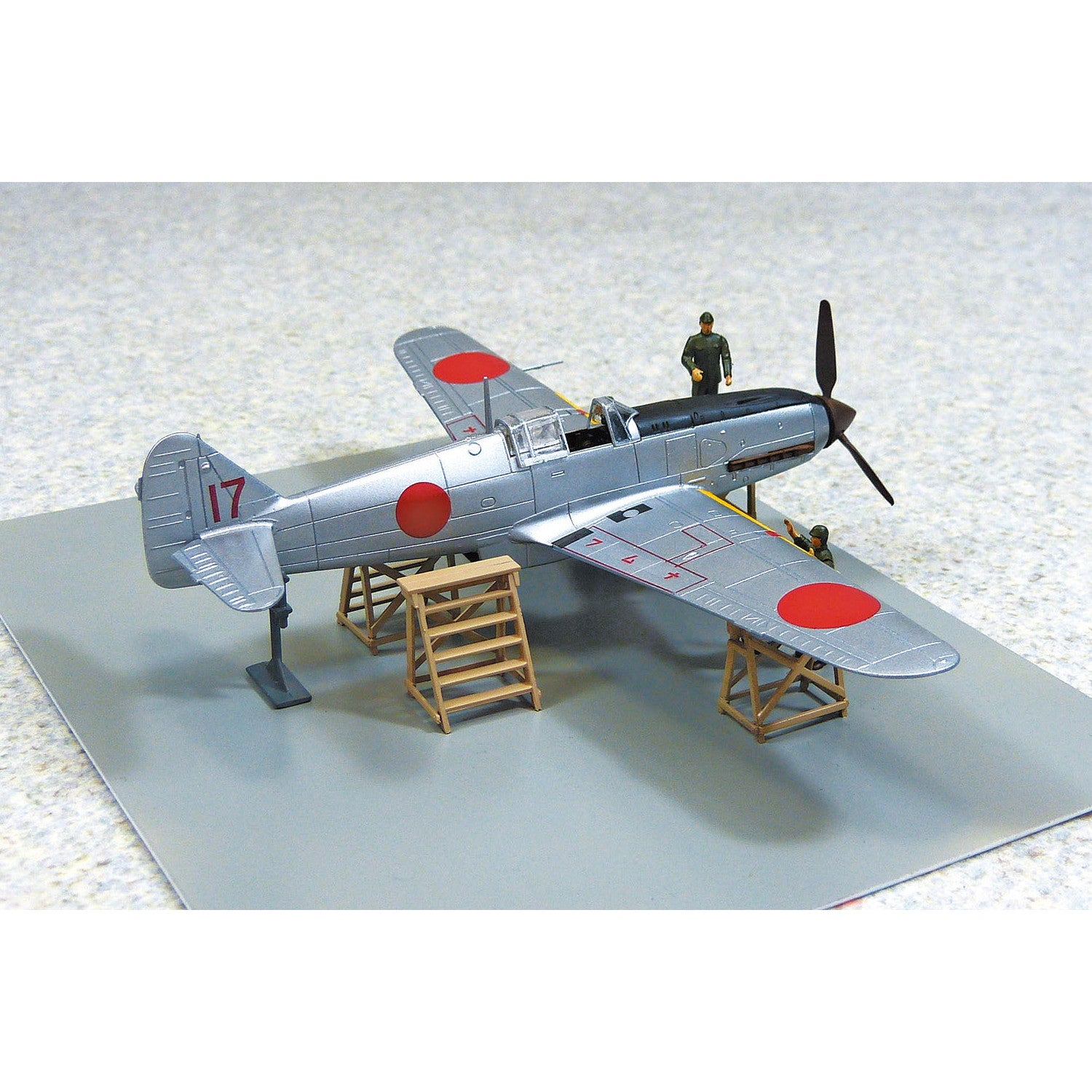【新品】【お取り寄せ】[PTM] 1/72 航空機 No.1 三式戦 飛燕 二型 増加試作機 キ61-II プラモデル(065679) アオシマ(20230218)