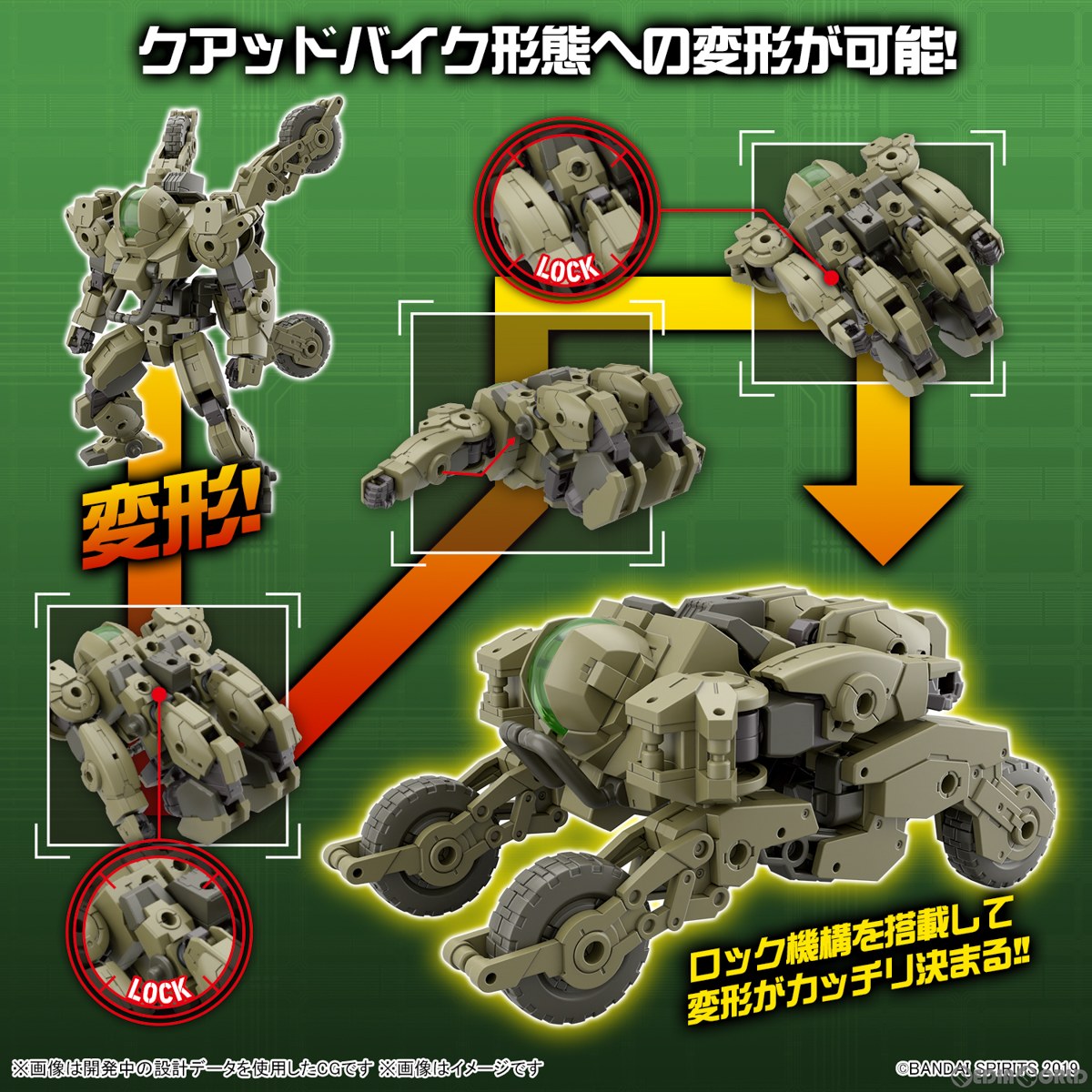 【中古即納】[PTM] 30MM 1/144 bEXM-33QB ヴォルパノヴァ(クアッドバイクVer.) 30 MINUTES MISSIONS(サーティミニッツミッションズ) プラモデル(5065114) バンダイスピリッツ(20250212)
