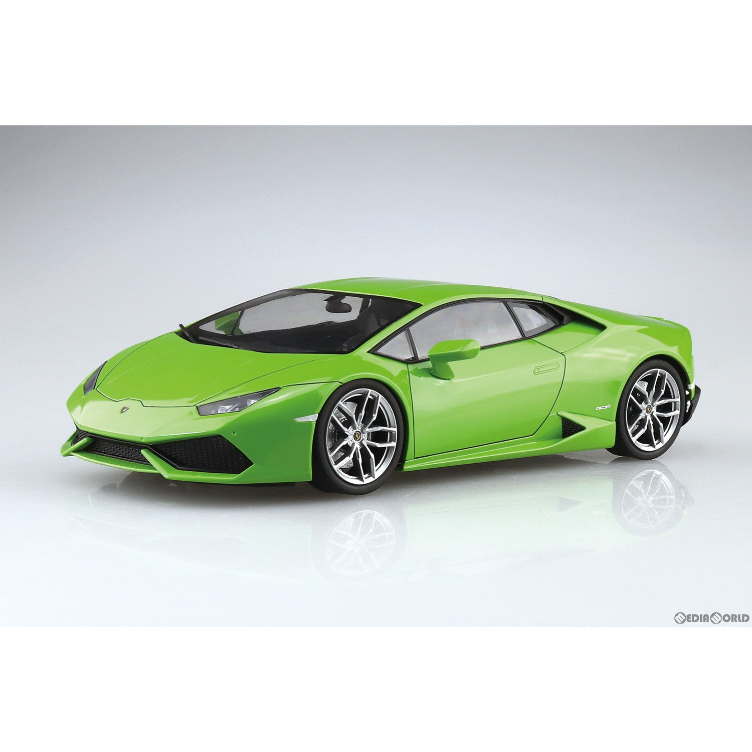 【新品即納】[PTM] 1/24 プリペイントモデル No.4-A '14 ランボルギーニ ウラカン グリーン プラモデル(066423) アオシマ(20231202)