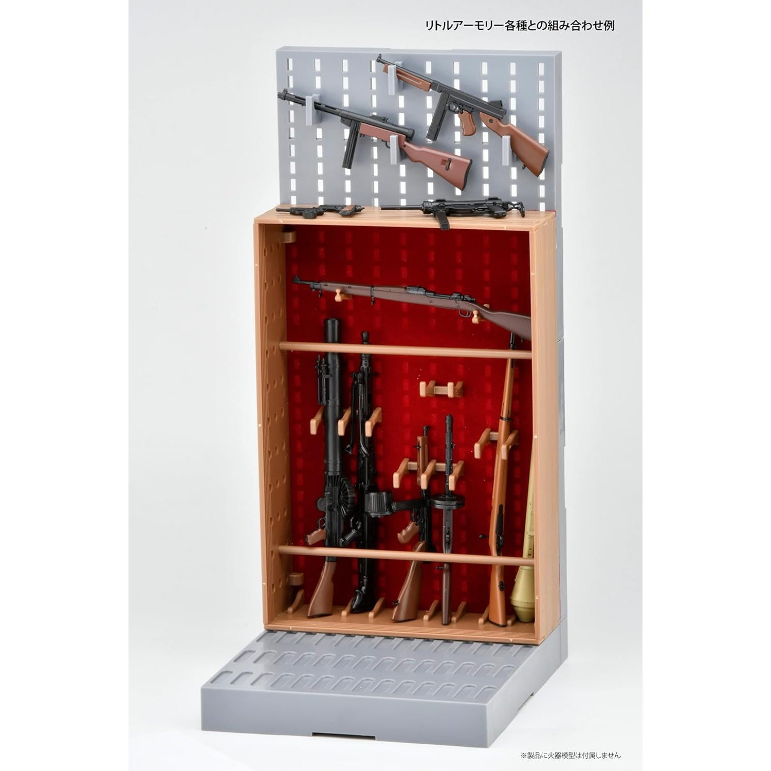 【新品即納】[PTM] (再販) LittleArmory(リトルアーモリー) 1/12 LD042 ガンラックF～クラシカル ガンラック プラモデル(323914) TOMYTEC(トミーテック)(20241130)