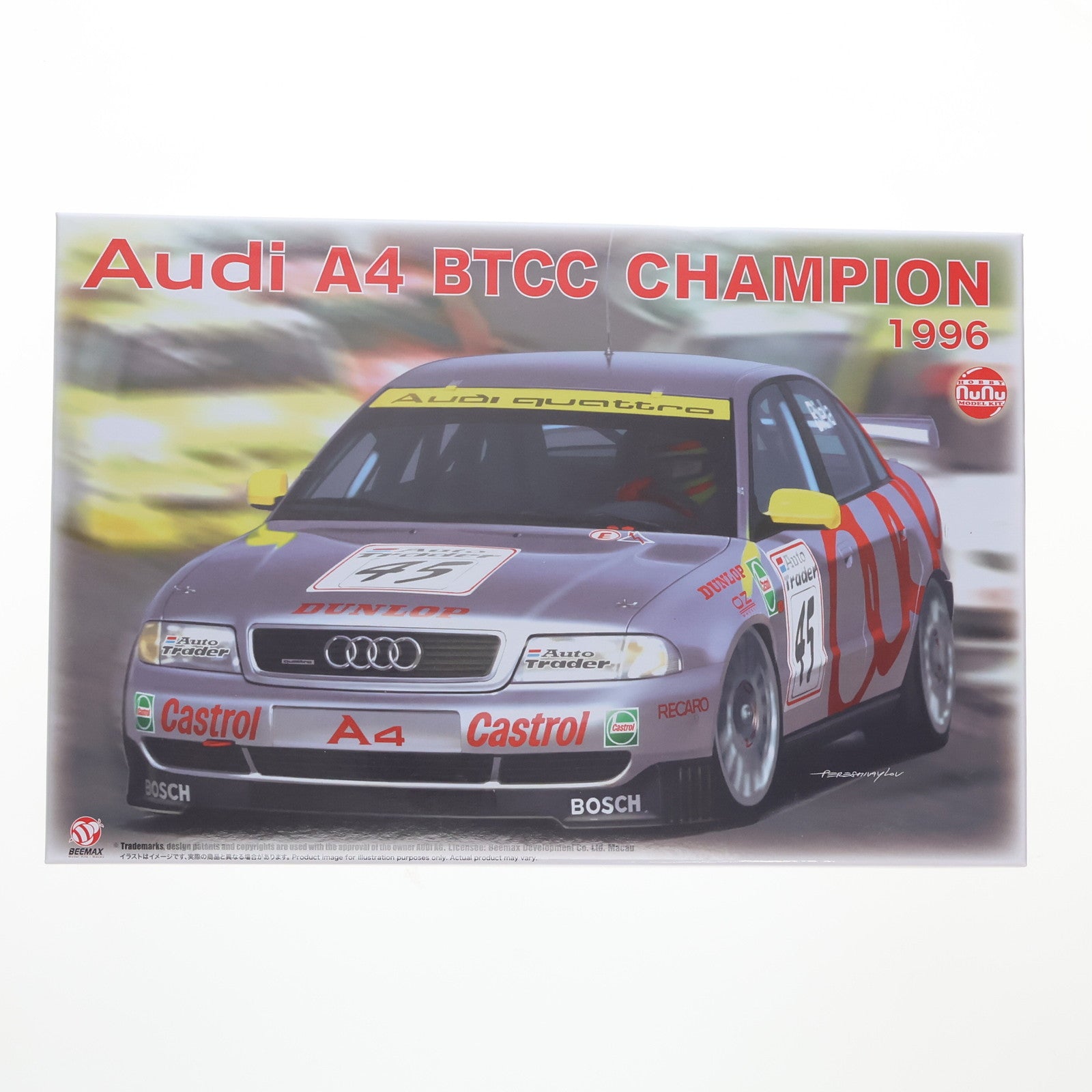 【中古即納】[PTM] 1/24 アウディ A4 クワトロ 1996 BTCCチャンピオン 「レーシングシリーズ」 プラモデル(PN24035) プラッツ/NuNu(20230714)