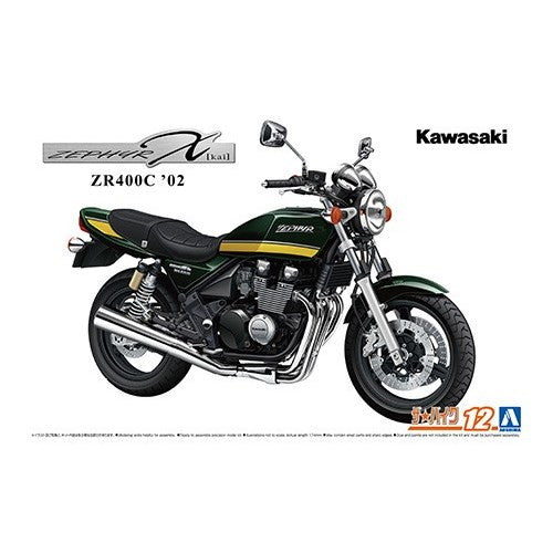 【新品即納】[PTM] (再々販) ザ・バイク No.12 1/12 カワサキ ZR400C ZEPHYRχ '02 プラモデル(066539) アオシマ(20251008)