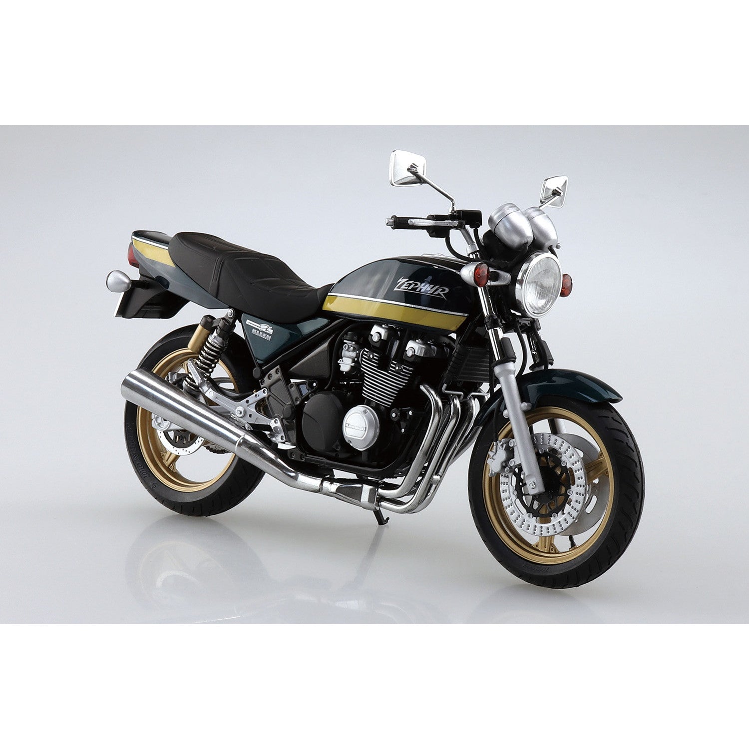 【新品】【お取り寄せ】[PTM] ザ・バイク No.12 1/12 カワサキ ZR400C ZEPHYRχ 02 プラモデル(066539) アオシマ(20230524)